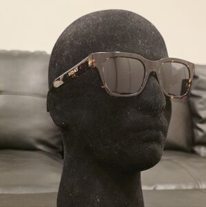 Versace VE4486 Sunglasses Wmn's Havanna Brown Dark Lenses NO CASE